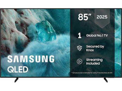 85" Samsung Q7FA QLED 4K Smart TV (2025) 3x HDMI, HDMI eArc AI Processor, 4K Upscaling, HDR Smart TV, 100% Color Volume