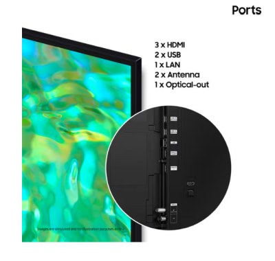 65" Samsung CU8075 4K LED Smart TV (2023)#4