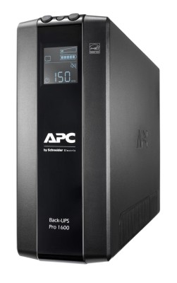APC Back-UPS Pro BR1600MI, 1600VA/960W, 8 utgångar (C13), display, Line-Interactive