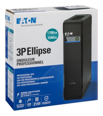 Eaton 3P Ellipse 1700 USB DIN, 1700VA/1040W, 4 utgångar#5