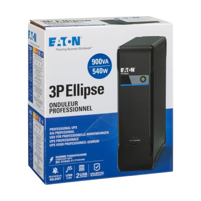 Eaton 3P Ellipse 900 USB DIN, 700VA/540W, 4 utgångar#5