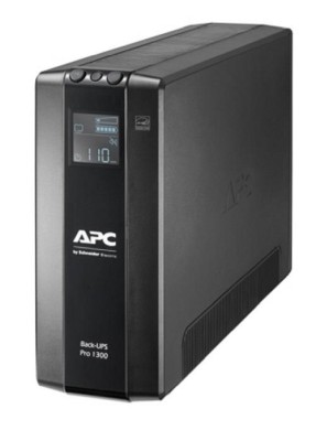 APC Back-UPS Pro BR1300MI, 1300VA/780W, 8 utgångar (C13), display, Line-Interactive
