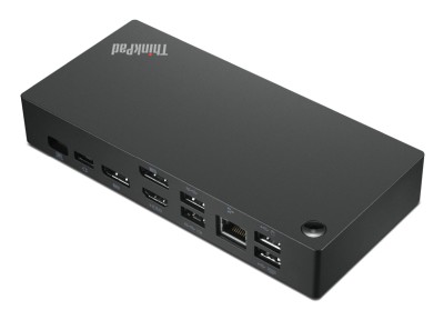 Lenovo - Dockningsstation - USB-C - HDMI, 2 x DP - 1GbE - 90 Watt - Nordiska länderna#2