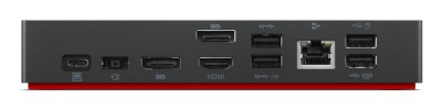 Lenovo - Dockningsstation - USB-C - HDMI, 2 x DP - 1GbE - 90 Watt - Nordiska länderna#3
