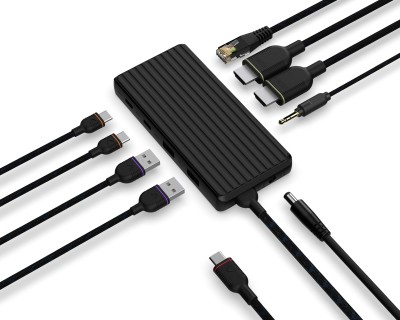 Unisynk 9 Port Dual Display USB-C Docking Station#6