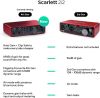 Focusrite Scarlett 2i2 4th Generation, 2-kanaligt USB 2.0-ljudkort#6