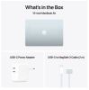 Apple MacBook Air 15.3 tum, Apple M4 10-core CPU 10-core GPU, 16 GB, 512 GB SSD, 70W strömadapter - Himmelsblå#3