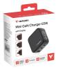 AC-adapter Verbatim Mini GaN Charger 65W with Display, 2xUSB-C / 1xUSB-A, inkl. reseadapter EU/UK/US#3