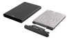 Externt kabinett 2.5" SATA till USB-C/USB 3.0, Deltaco, aluminium - Svart#2
