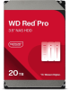 20 TB WD Red Pro, 7200 rpm, 512 MB cache SATA3, optimerad för NAS med 24/7 drift