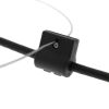 Monteringsfästen för modulära adapterringar, 5-pack, svart#3