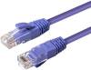 Nätverkskabel MicroConnect oskärmad U/UTP Cat.6a, RJ45, 500MHz, LSZH, 10 meter - Lila