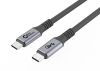 MicroConnect Premium USB-C Gen.2, 20Gbps, 100W, 2m - Svart