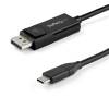 USB-C till DisplayPort-kabel StarTech.com, bidirectional 8K@60Hz, DP 1.4, 2 meter - Svart