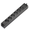 Axessline Outlet Connect - 6 socket type F, GST-18i3 | Inlay modul | Svart#1