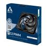 Fläkt 120 mm Arctic Cooling P12 PWM, 200-1800 rpm, 56.3 cfm - Svart#3