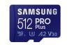 Micro Secure Digital SDXC 512 GB Samsung PRO Plus, 160/120 MB/sek, UHS-I U3 Class10 A2 V30