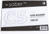 Kuvert Mayer Sober C5 Vit, 90g, remsa, 100-pack
