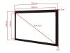 Multibrackets M 16:9 Framed Projection Screen 265x149, 120"#2