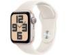 Apple Watch SE GPS 40mm Stjärnglans Aluminiumboett med Stjärnglans Sport Band - M/L